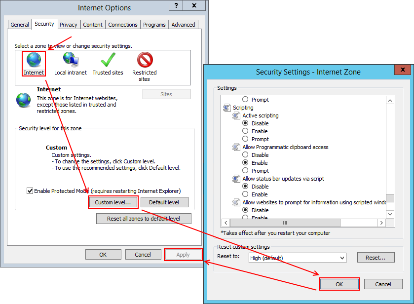 Пустой буфер при использовании лhtmlfile.parentWindow.clipboardData